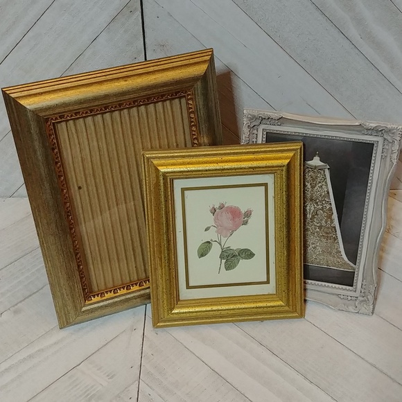 3 Vintage Antique Style Picture Frames Bundle - Picture 2 of 6